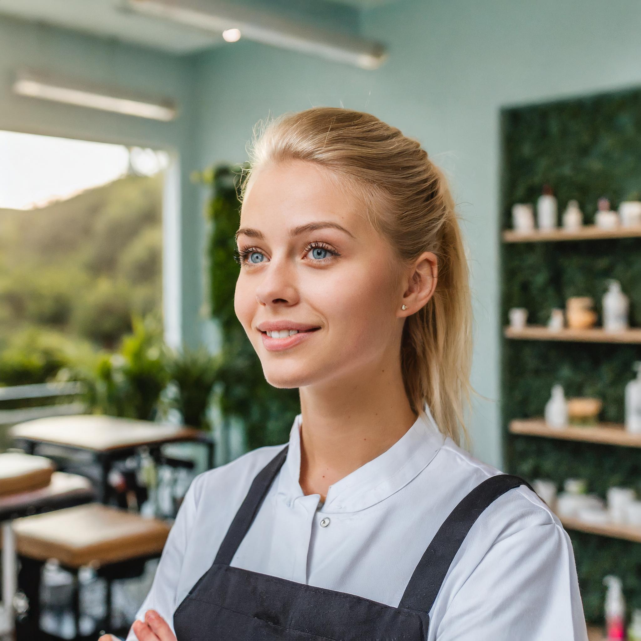 Sarah Schwarz, Privatkundenberaterin